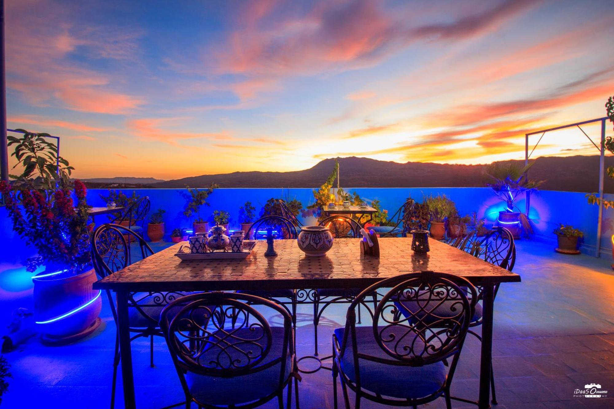 Casa Voyager 'Secret Garden Terrace' Apartment Chefchaouen Exterior foto