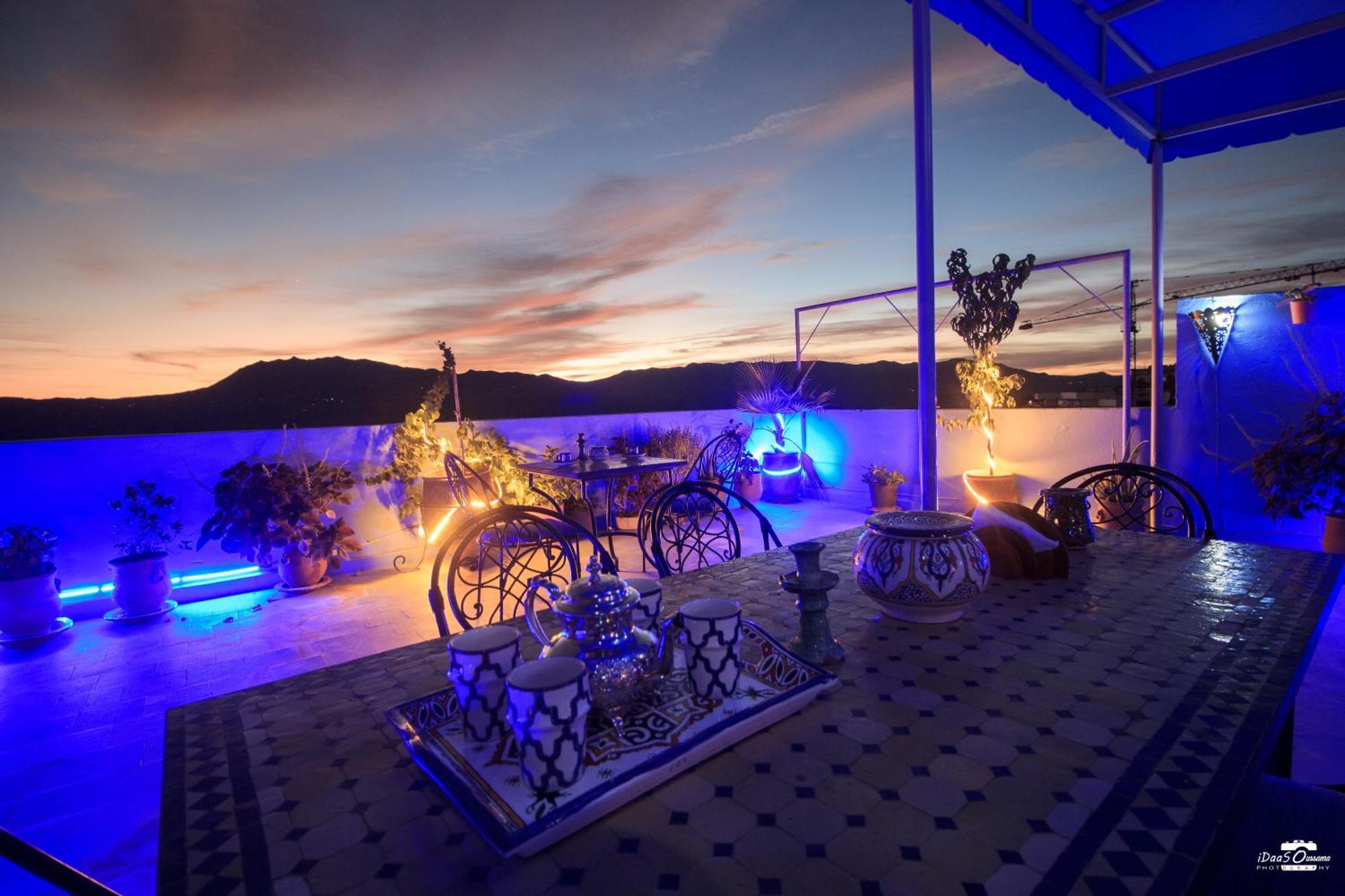 Casa Voyager 'Secret Garden Terrace' Apartment Chefchaouen Exterior foto