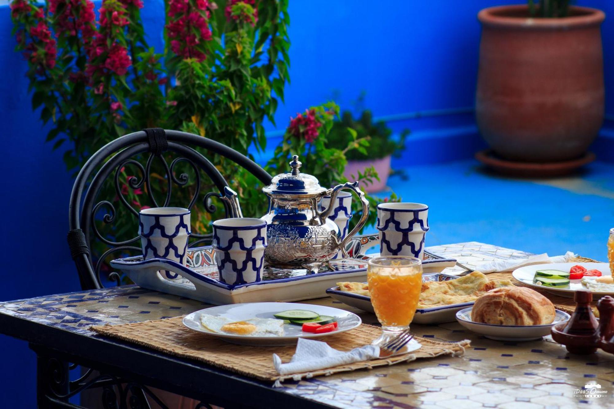 Casa Voyager 'Secret Garden Terrace' Apartment Chefchaouen Exterior foto