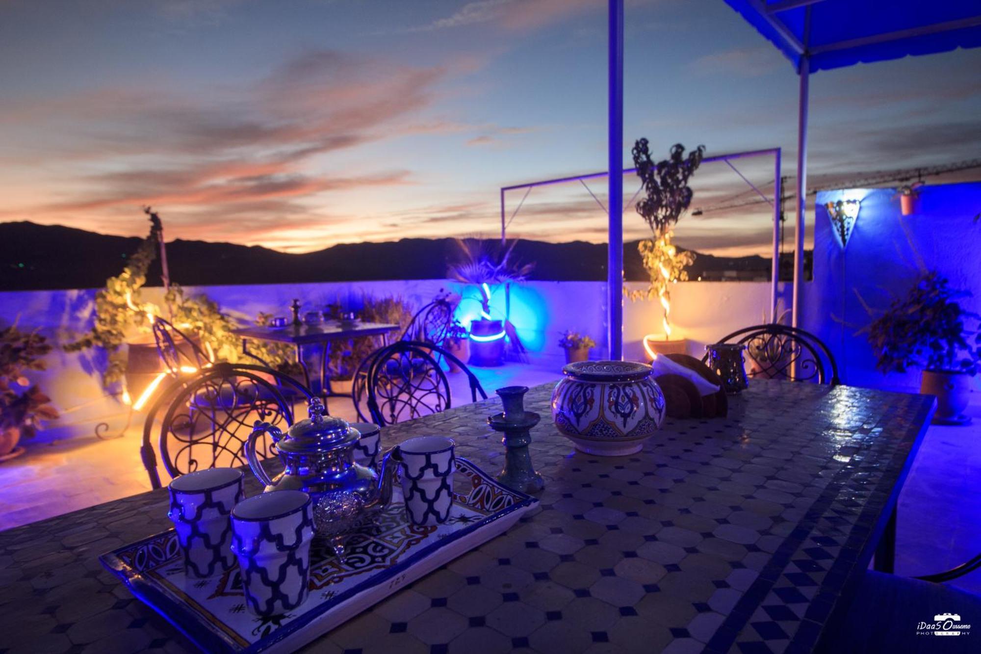 Casa Voyager 'Secret Garden Terrace' Apartment Chefchaouen Exterior foto
