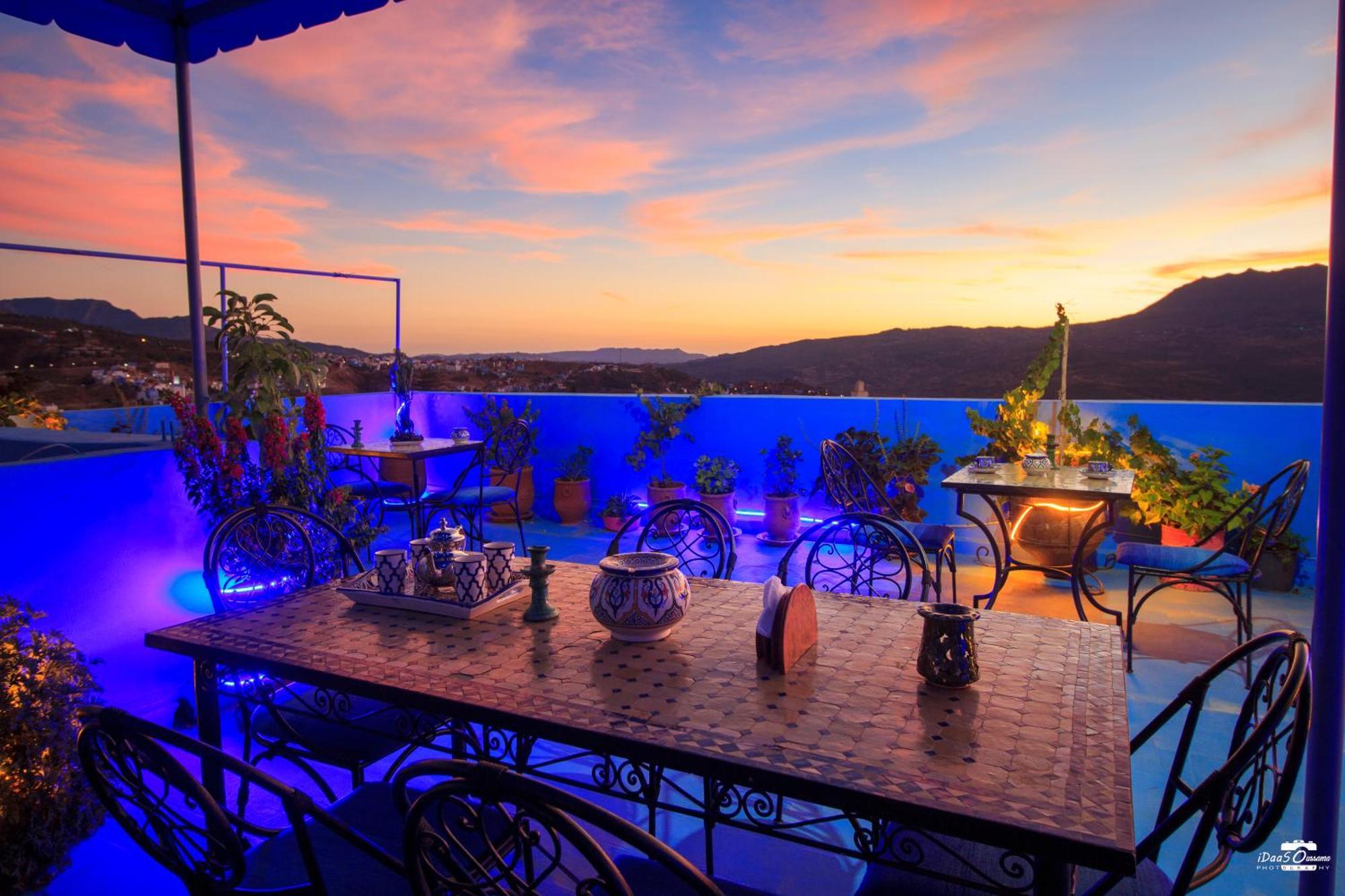 Casa Voyager 'Secret Garden Terrace' Apartment Chefchaouen Exterior foto