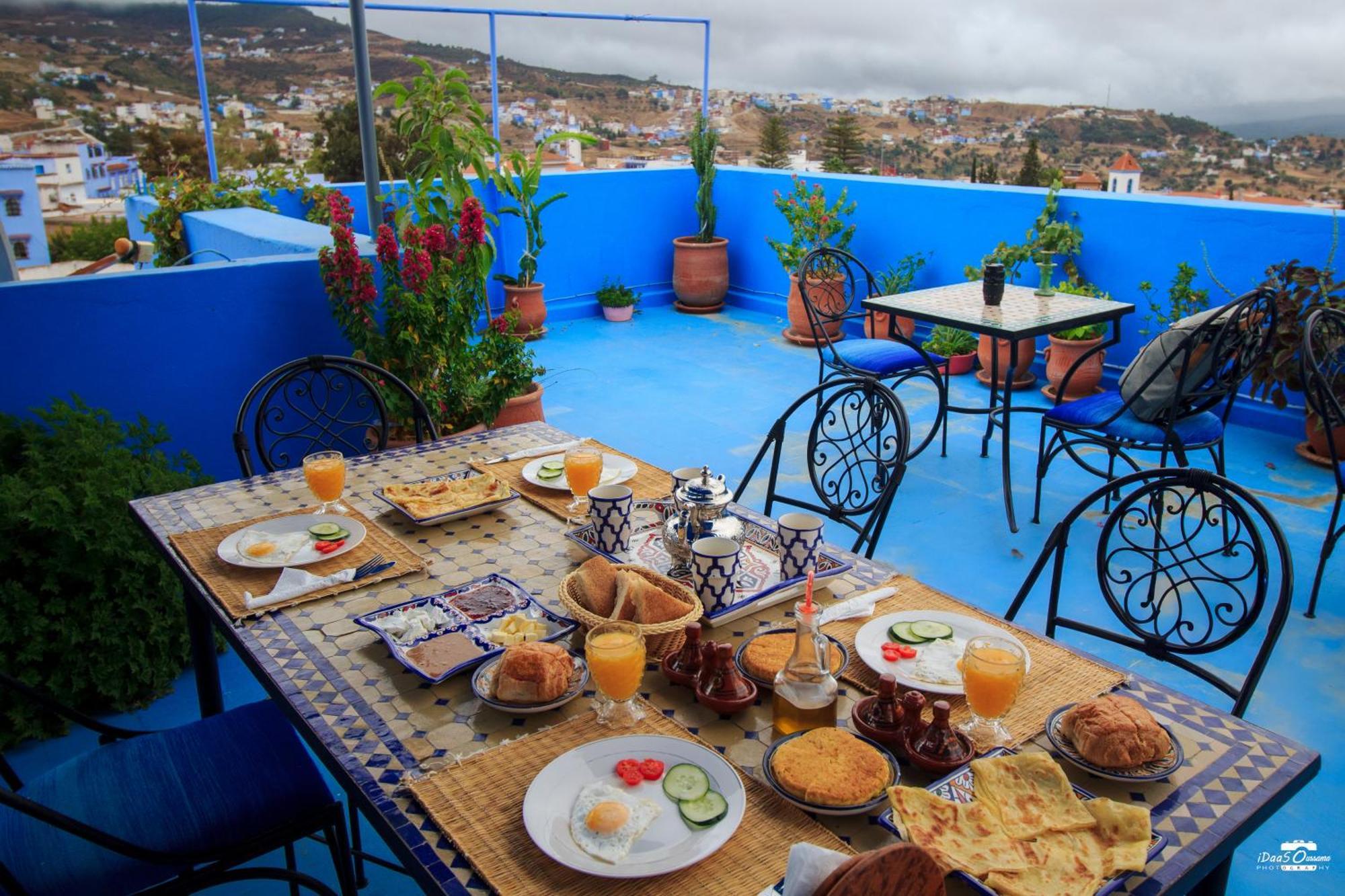 Casa Voyager 'Secret Garden Terrace' Apartment Chefchaouen Exterior foto