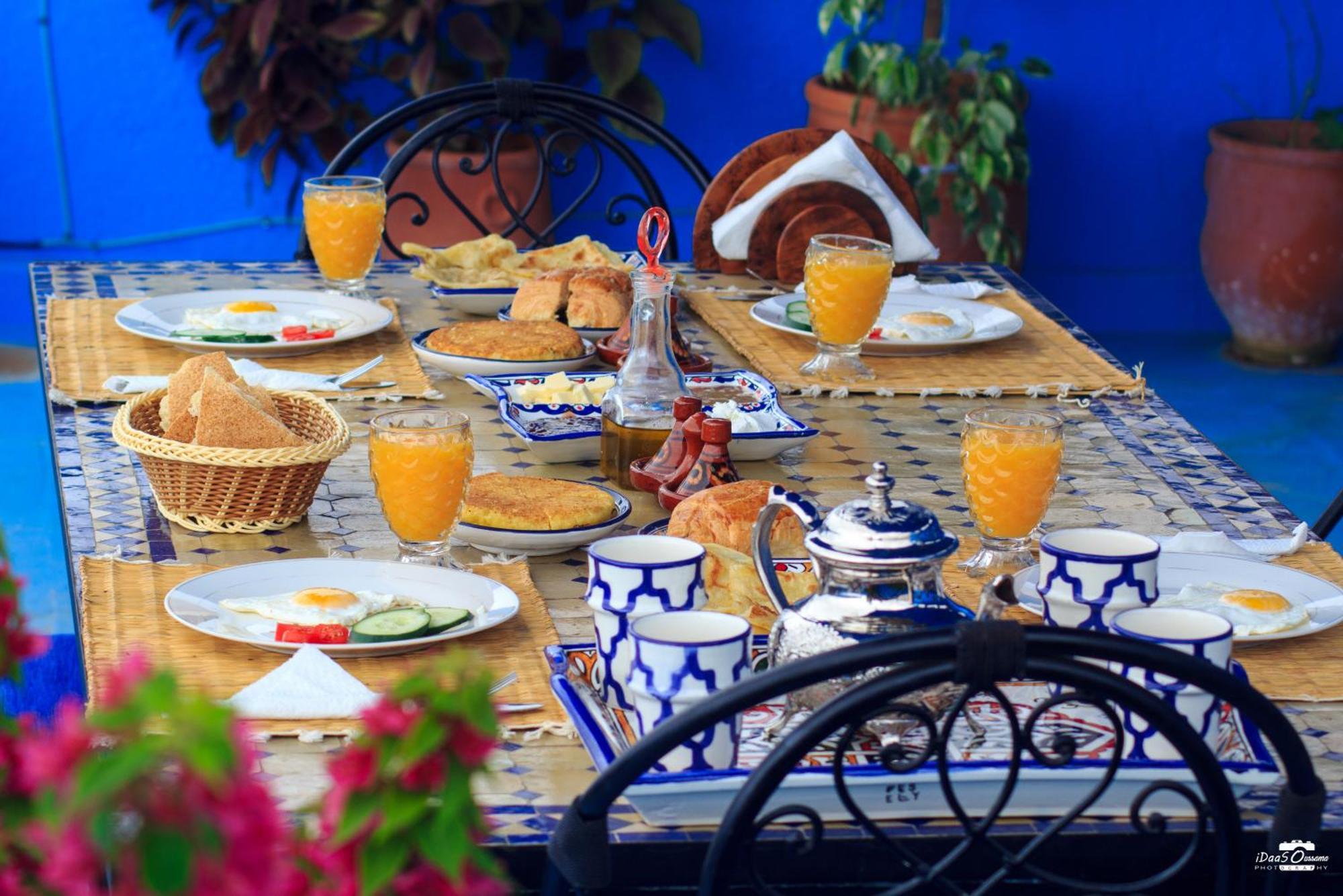 Casa Voyager 'Secret Garden Terrace' Apartment Chefchaouen Exterior foto