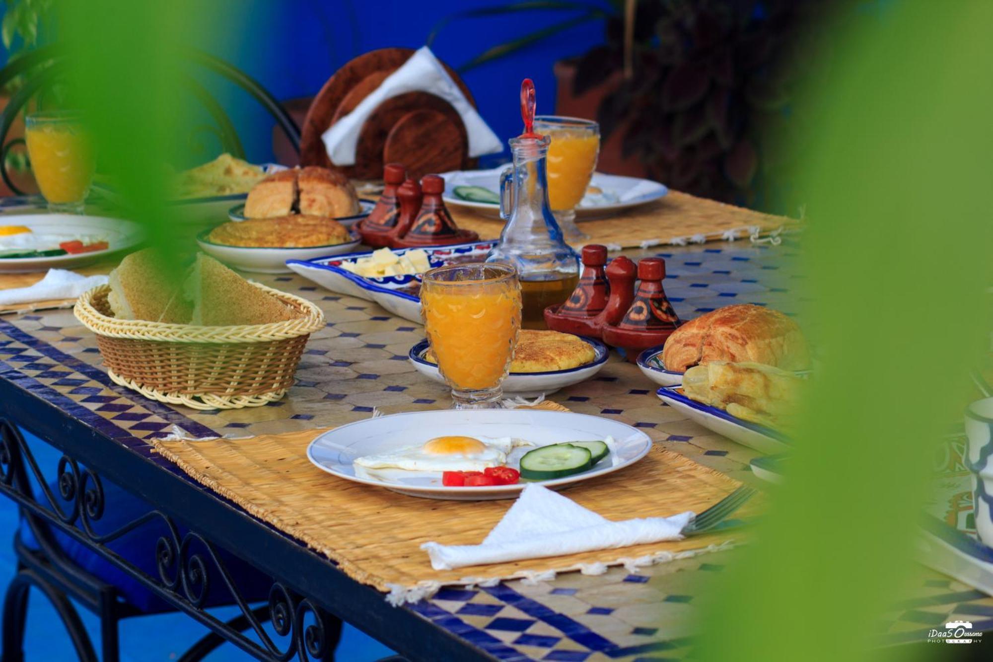 Casa Voyager 'Secret Garden Terrace' Apartment Chefchaouen Exterior foto
