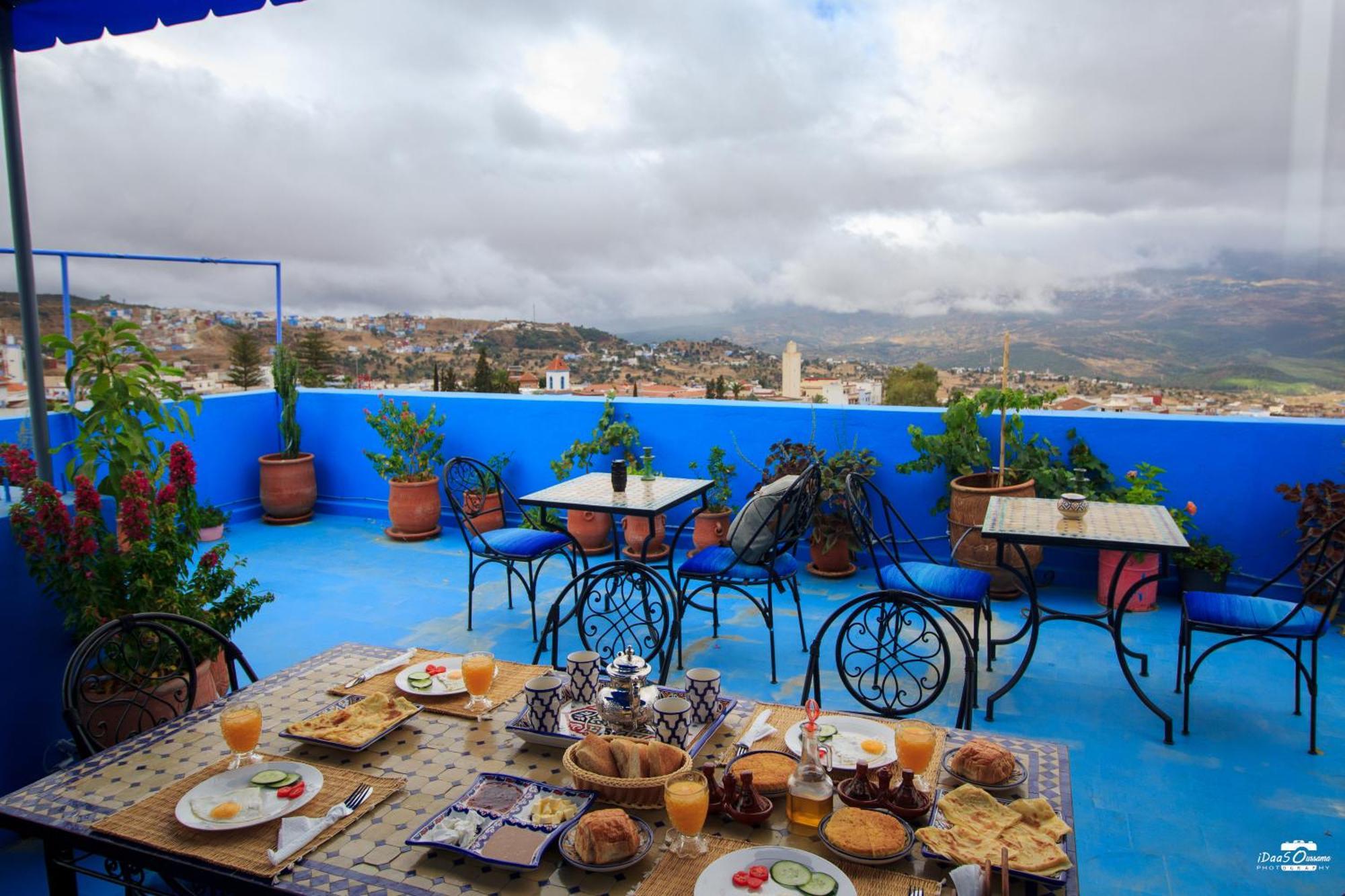 Casa Voyager 'Secret Garden Terrace' Apartment Chefchaouen Exterior foto