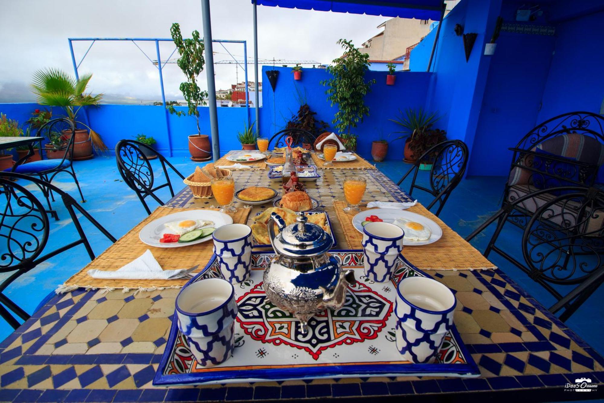 Casa Voyager 'Secret Garden Terrace' Apartment Chefchaouen Exterior foto